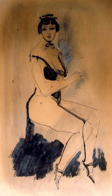 Erste Versuche / Noch unerfahren von Konstantin Iwanowitsch Rudakow, 1925.