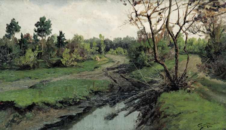Pfade von Nikolai Alexandrovich Sergeyev, 1886.